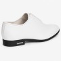 Pantofi albi eleganti pentru barbati piele naturala de culoare GKR71A